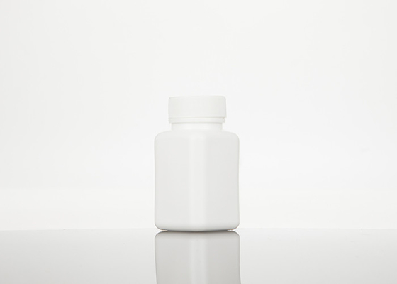 la medicina cuadrada plástica vacía del HDPE 100ml embotella recargable
