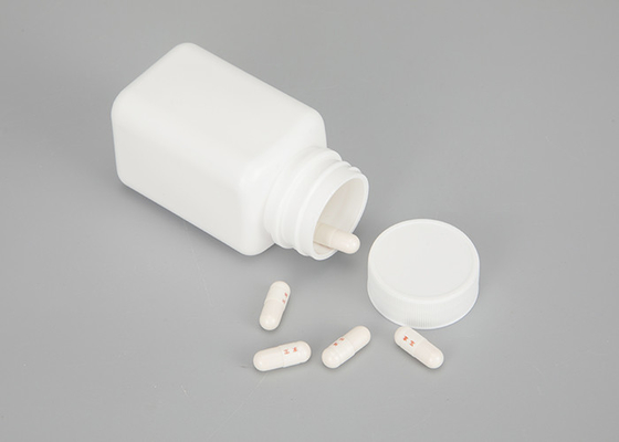 la medicina cuadrada plástica vacía del HDPE 100ml embotella recargable