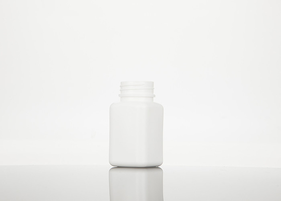 la medicina cuadrada plástica vacía del HDPE 100ml embotella recargable