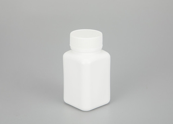 la medicina cuadrada plástica vacía del HDPE 100ml embotella recargable