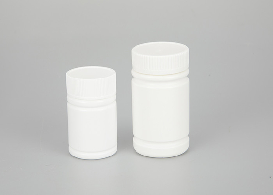 Botellas de píldora plásticas del tapón de tuerca 60ml 120ml blancas para la sustancia química de la medicina