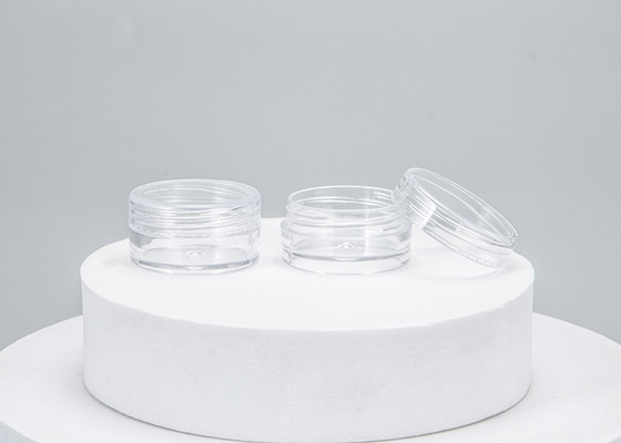 Jarrones de plástico blanco de 4 oz de 120 ml de superficie lisa