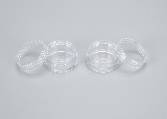 Jarrones de plástico blanco de 4 oz de 120 ml de superficie lisa
