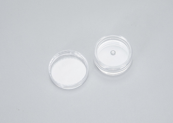 Jarrones de plástico blanco de 4 oz de 120 ml de superficie lisa