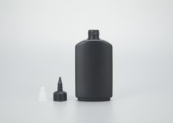 botella plástica del aplicador del aceite del casquillo del top de la torsión del apretón de la botella de tinta del tatuaje del animal doméstico del negro de 60 120 ml