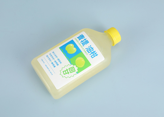 Botellas de té con leche 250ml 350ml 300ml 500ml Botellas de jugo de plástico con tapón de rosca