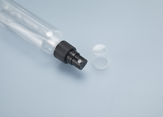 Botella redonda de pulverización PET con superficie lisa para el rendimiento de pulverización