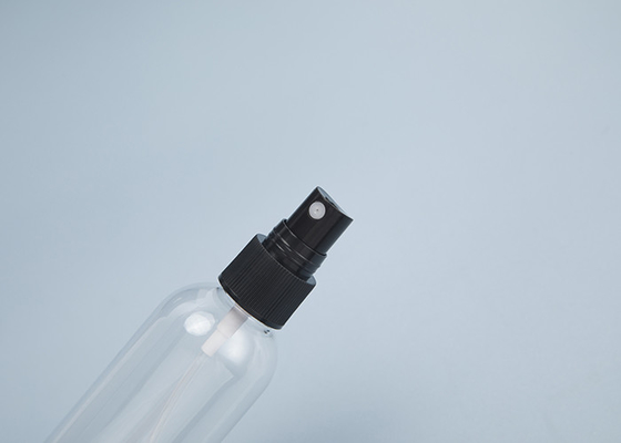 Botella redonda de pulverización PET con superficie lisa para el rendimiento de pulverización