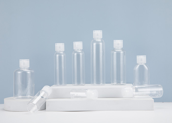 envase transparente de la botella del ANIMAL DOMÉSTICO plástico vacío de 1oz 2oz 3oz 4oz con Flip Cap
