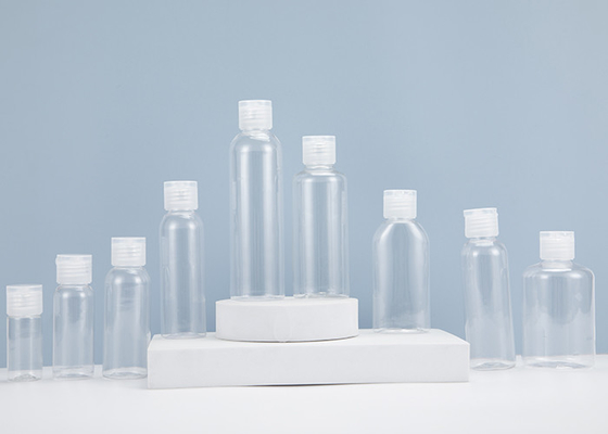 envase transparente de la botella del ANIMAL DOMÉSTICO plástico vacío de 1oz 2oz 3oz 4oz con Flip Cap