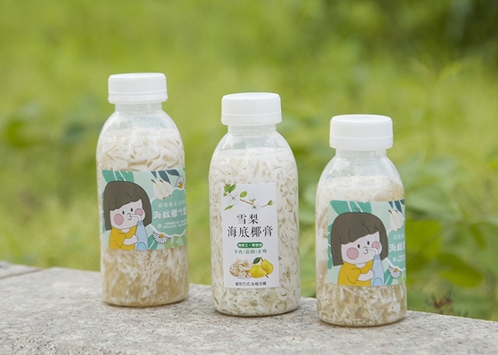 350ml PP ordeñan las botellas plásticas del relleno en caliente resistente de alta temperatura de las botellas del té