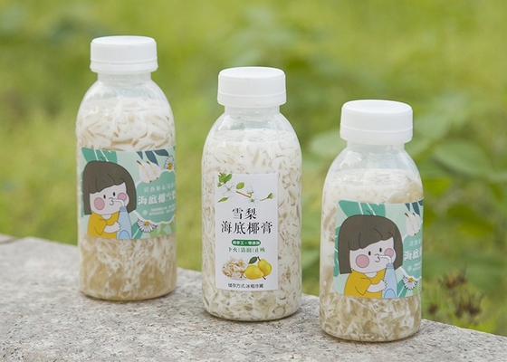 350ml PP ordeñan las botellas plásticas del relleno en caliente resistente de alta temperatura de las botellas del té