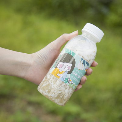 Botella versátil de 250 ml de bebida de té con burbujas de tamaño medio personalizada