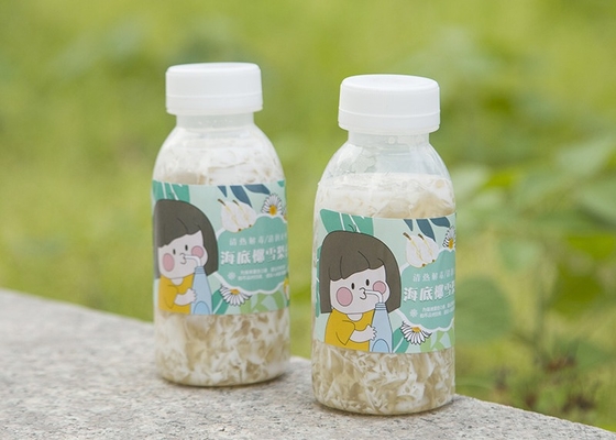 Botella versátil de 250 ml de bebida de té con burbujas de tamaño medio personalizada