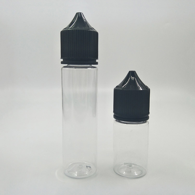 Botellas de plástico ISO con tapa de tornillo pequeño 10 ml 20 ml 30 ml 50 ml 60 ml