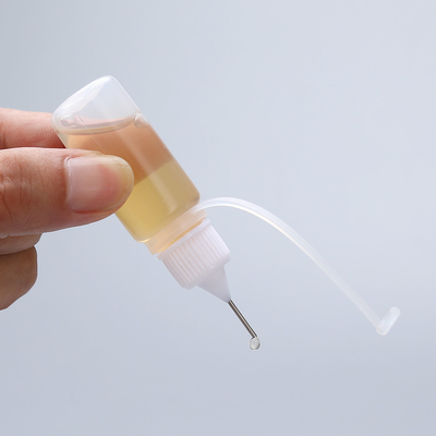 Aguja de acero TIP E Botella de líquido Frascos cuentagotas de plástico