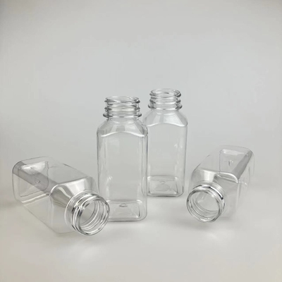 Botellas de jugo de plástico vacías personalizadas 250 ml 2 oz