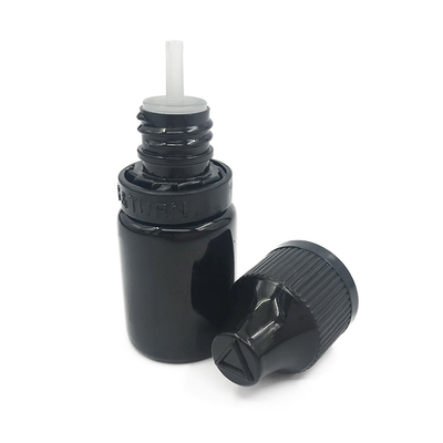Botella de PET de 5 ml, gotero con anillo, con evidencia de manipulación
