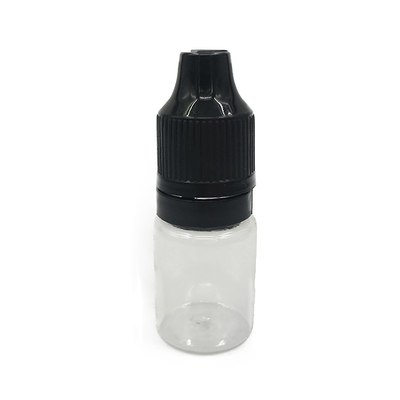 Botella de PET de 5 ml, gotero con anillo, con evidencia de manipulación