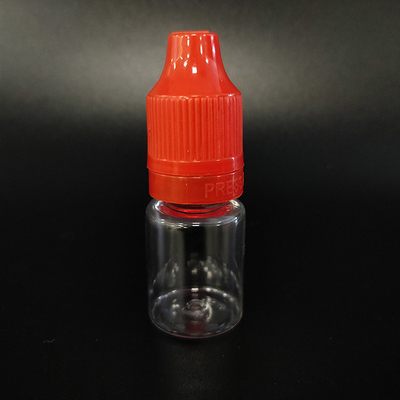 Botella de PET de 5 ml, gotero con anillo, con evidencia de manipulación
