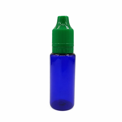Botellas de gotero de plástico PET prensables de 10 ml/0.34 oz