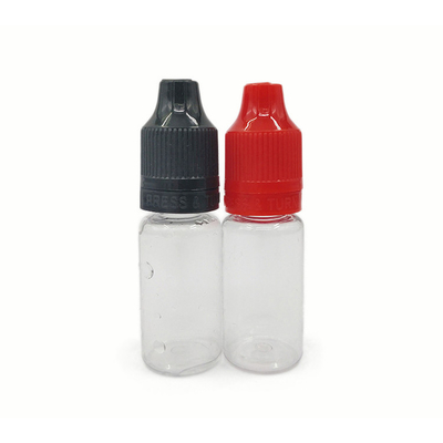 Botellas de gotero de plástico PET prensables de 10 ml/0.34 oz