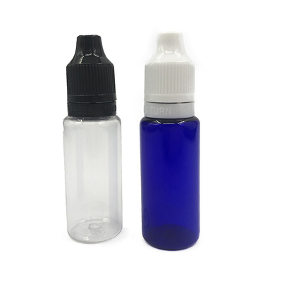 Botella de plástico transparente de 15 ml