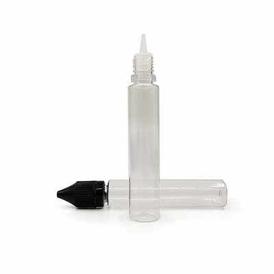 Botella de jugo de 30 ml corta o larga Botella de plástico PET