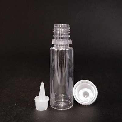 Botellas de goteo de plástico vacío ((Gotas de tapones pueden quitarse) Botella de plástico portátil Ojo Gotiguador líquido rellenable