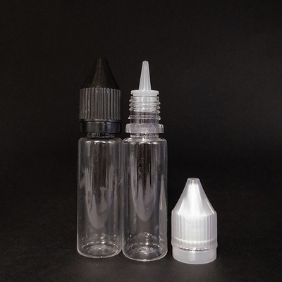 Botellas de goteo de plástico vacío ((Gotas de tapones pueden quitarse) Botella de plástico portátil Ojo Gotiguador líquido rellenable