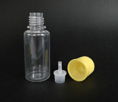 Botella de líquido de 15 ml con gotero de plástico PET
