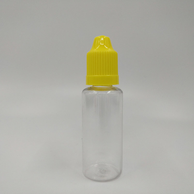 Botella de plástico de 20 ml con punta de goteo