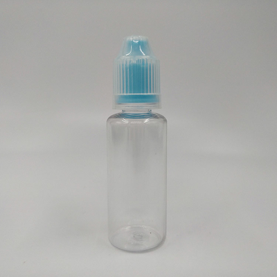 Botella de plástico de 20 ml con punta de goteo