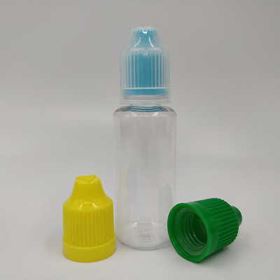 Botella de plástico de 20 ml con punta de goteo