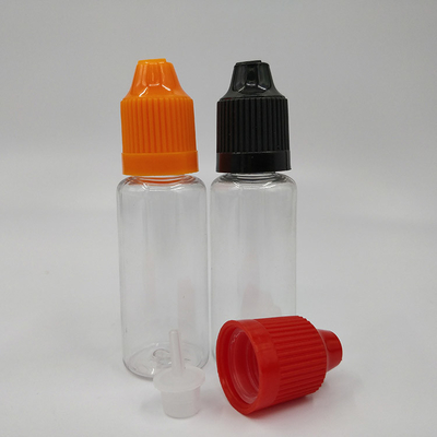 Botella de plástico de 20 ml con punta de goteo