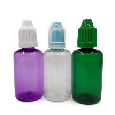 Botellas de goteo de 30 ml Botella de goteo de ojo vacío Contenedor de plástico líquido pequeño