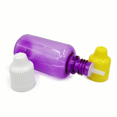 Botellas de gotero de plástico de 30 ml Botellas de gotero de líquido para ojos comprimibles con tapas anti-fuga