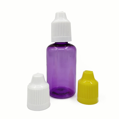 Botellas de gotero de plástico de 30 ml Botellas de gotero de líquido para ojos comprimibles con tapas anti-fuga