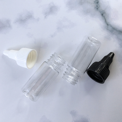 15 ml de tornillo de panel de etiqueta personalizado en botellas de plástico para marca
