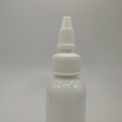 Capacitación de 70 ml tapas roscadas de plástico con panel de etiqueta personalizable