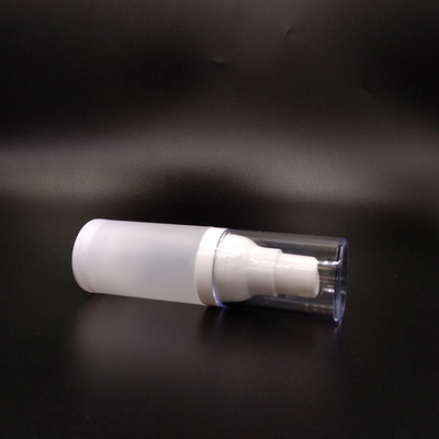 Contenedores cosméticos de plástico redondos de 30 ml Dispensadores de líquidos sintéticos con tapa giratoria Tipo de cierre