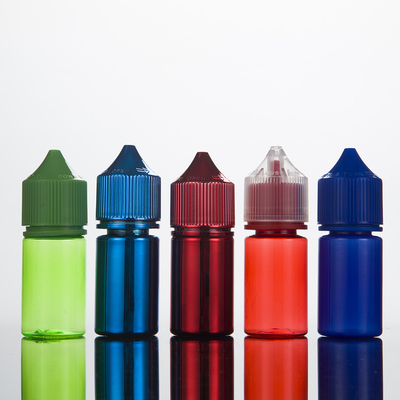 Botella de líquido PET E de 100 ml con color de impresión personalizado