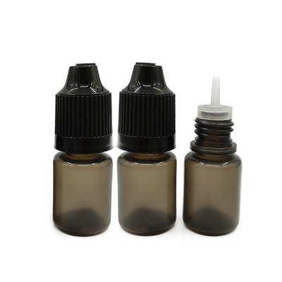 5 ml de gotero transparente de material PE para exprimir