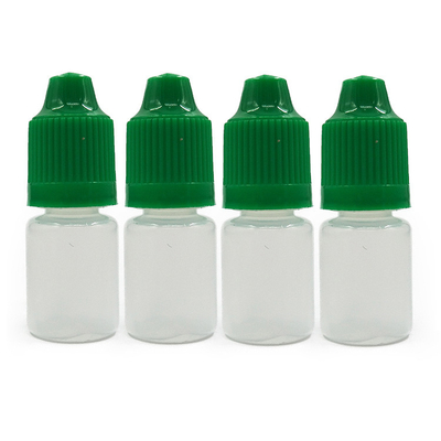 5 ml de gotero transparente de material PE para exprimir