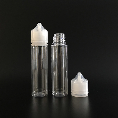 Impresión en pantalla Botella de líquido E con cuello a prueba de niños Tipo para jugo de vape