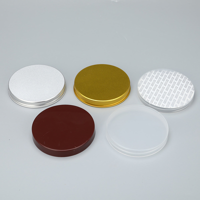 Contenedores de frascos de plástico personalizables sin olor con tapa de aluminio