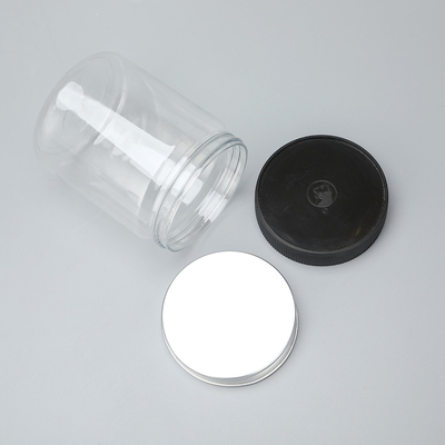 Impresión a medida Contenedores de frascos de plástico de 65 mm de diámetro y material de larga duración