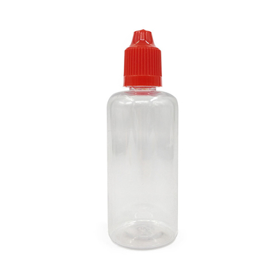 Botellas de plástico personalizadas de 60 ml con tapa puntiaguda