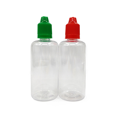 Botellas de plástico personalizadas de 60 ml con tapa puntiaguda