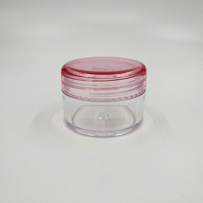 2g 3g 5g Cosméticos Contenedor de muestra vacío plástico cristal de plástico transparente Cosméticos frascos con tapas